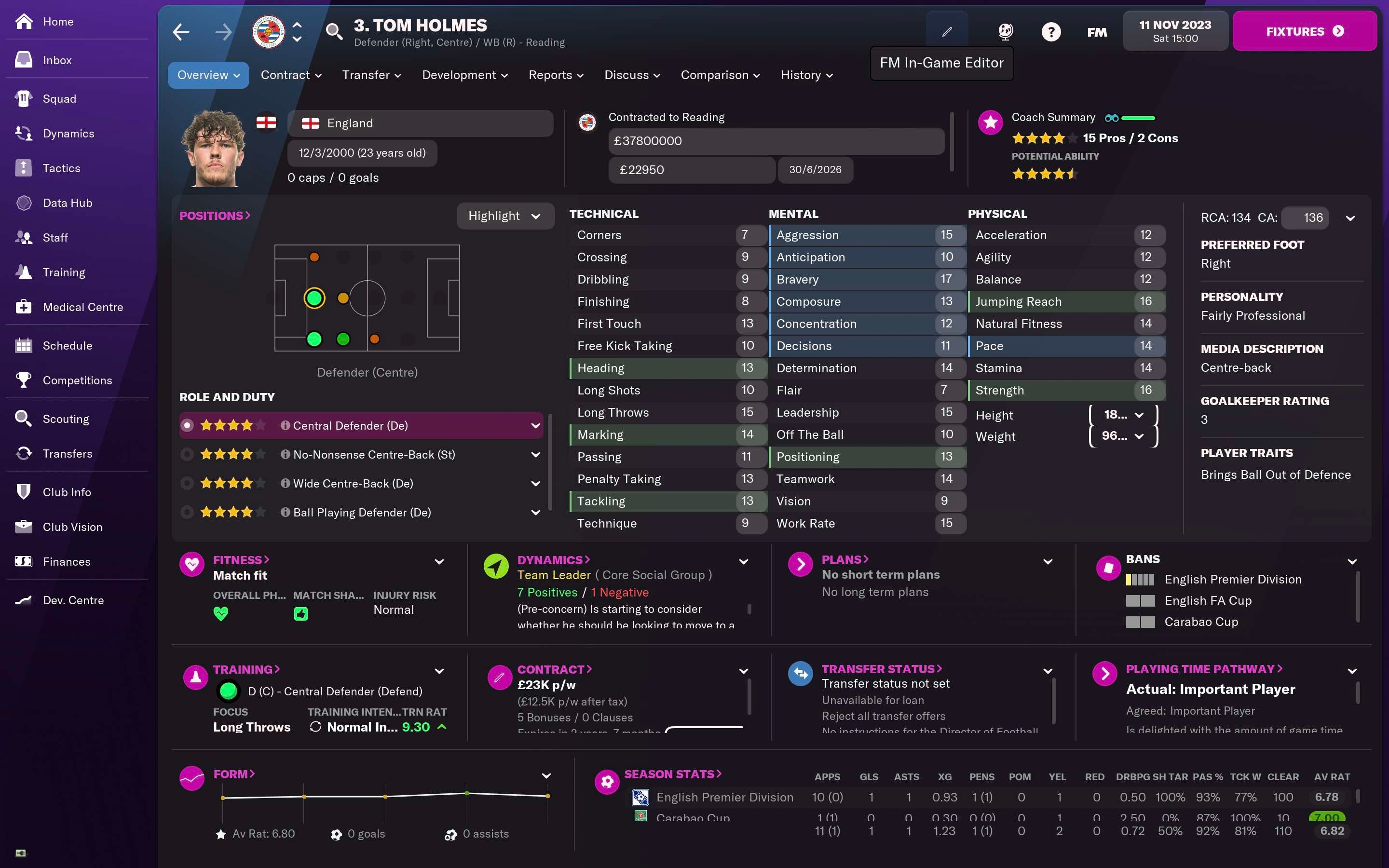 Football manager in game editor glossary securemusli