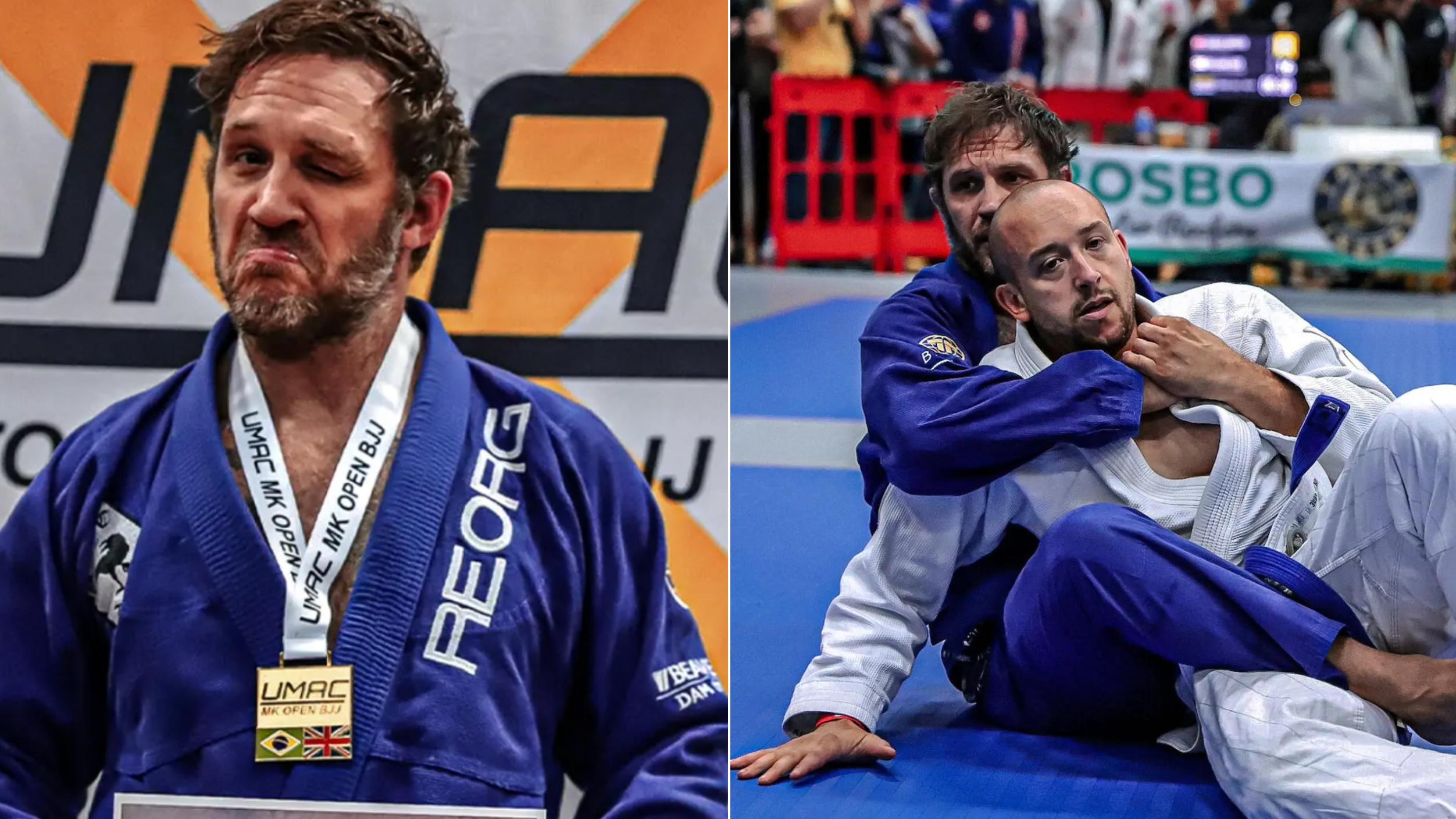 Tom Hardy Wins Gold at Brazilian Jiu-Jitsu Open