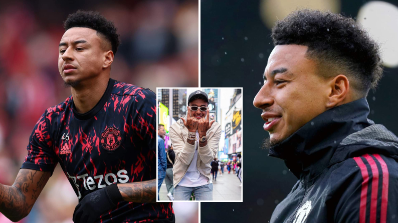 Former Man United player Jesse Lingard training with Saudi Arabian club