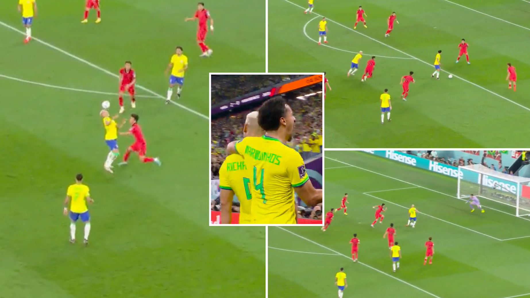 Fans baffled as Brazil bring on third choice keeper Weverton for last 10  minutes vs South Korea - for touching reason