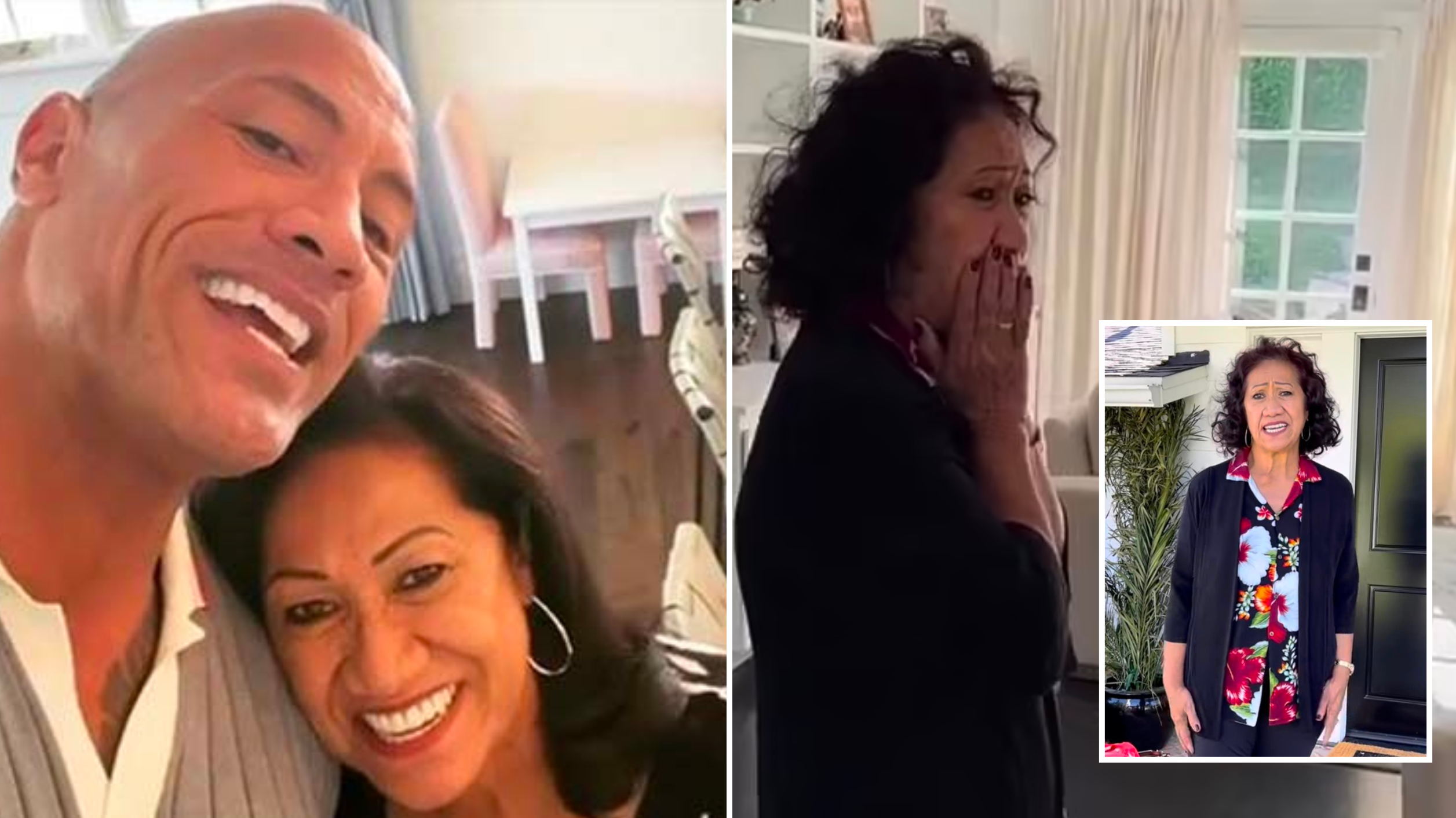 The Rock bought his mom a house for Christmas