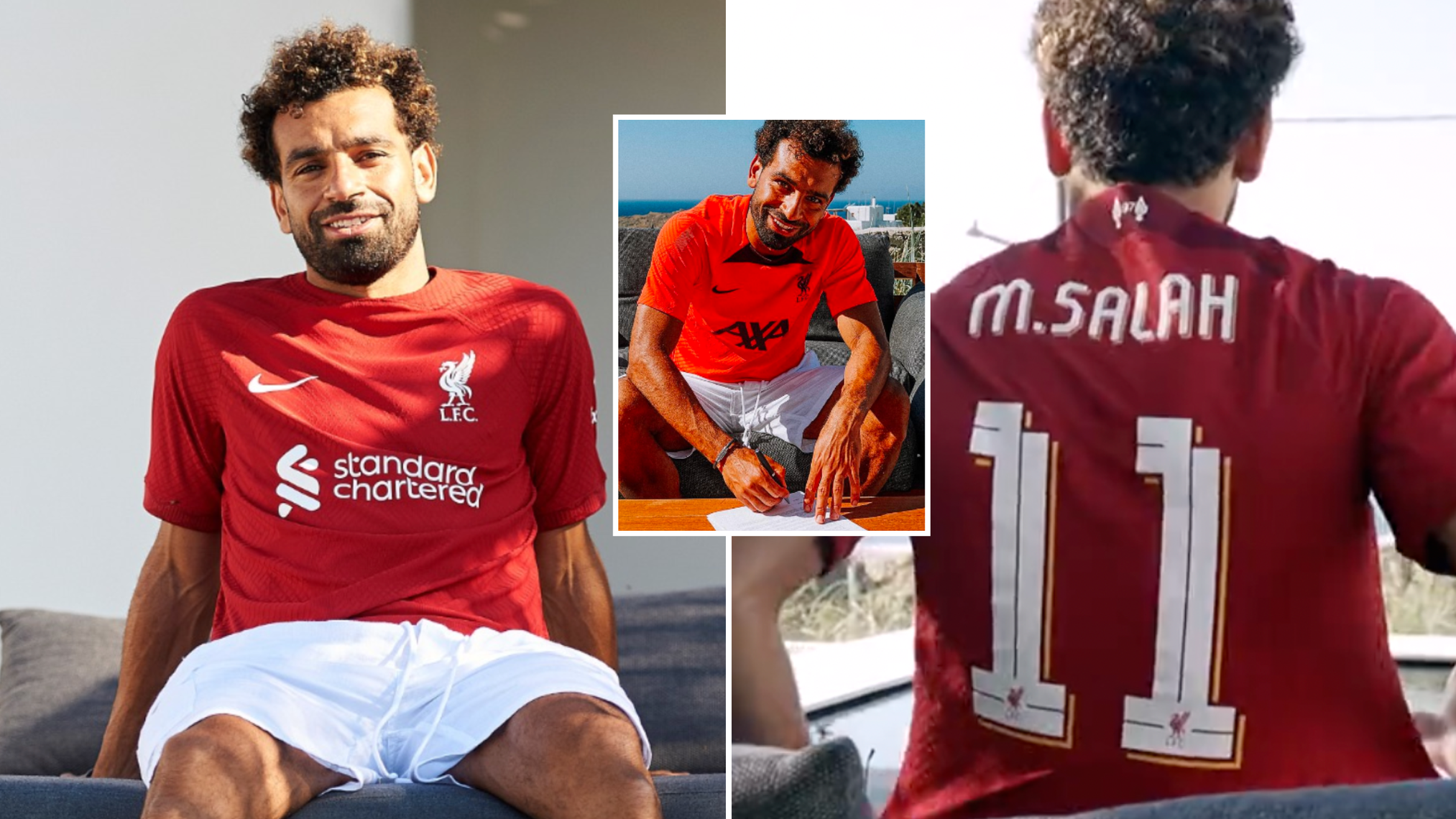 Mohamed Salah 'delighted' after signing new long-term deal with