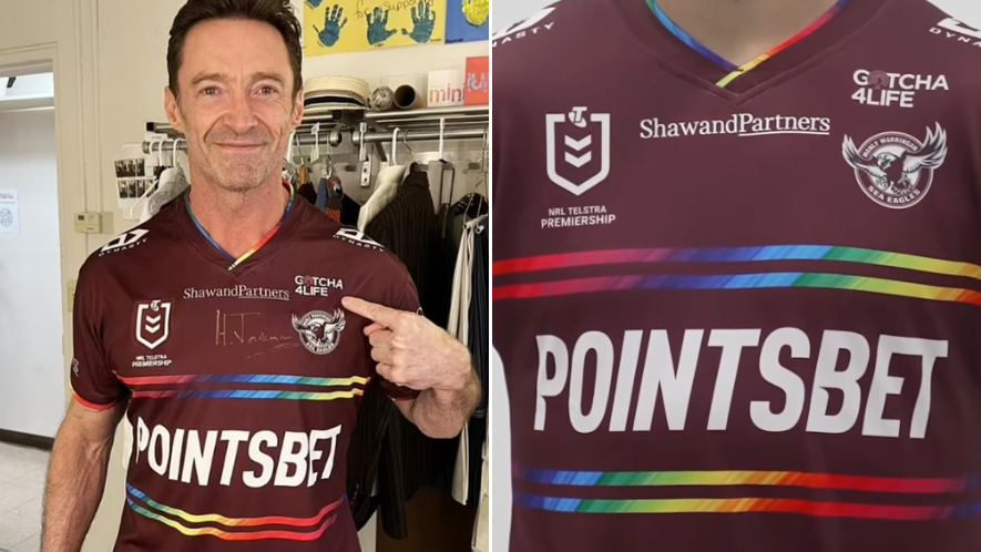 Australian stars Hugh Jackman, Chris Hemsworth knew of Manly Pride top  before players: Reports