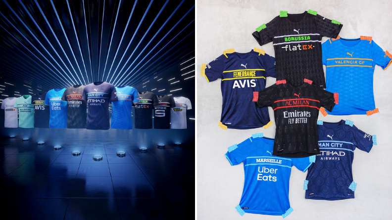 Puma Unveils 10 New Third Kits for Clubs Across Europe Using Unconventional  Template – SportsLogos.Net News
