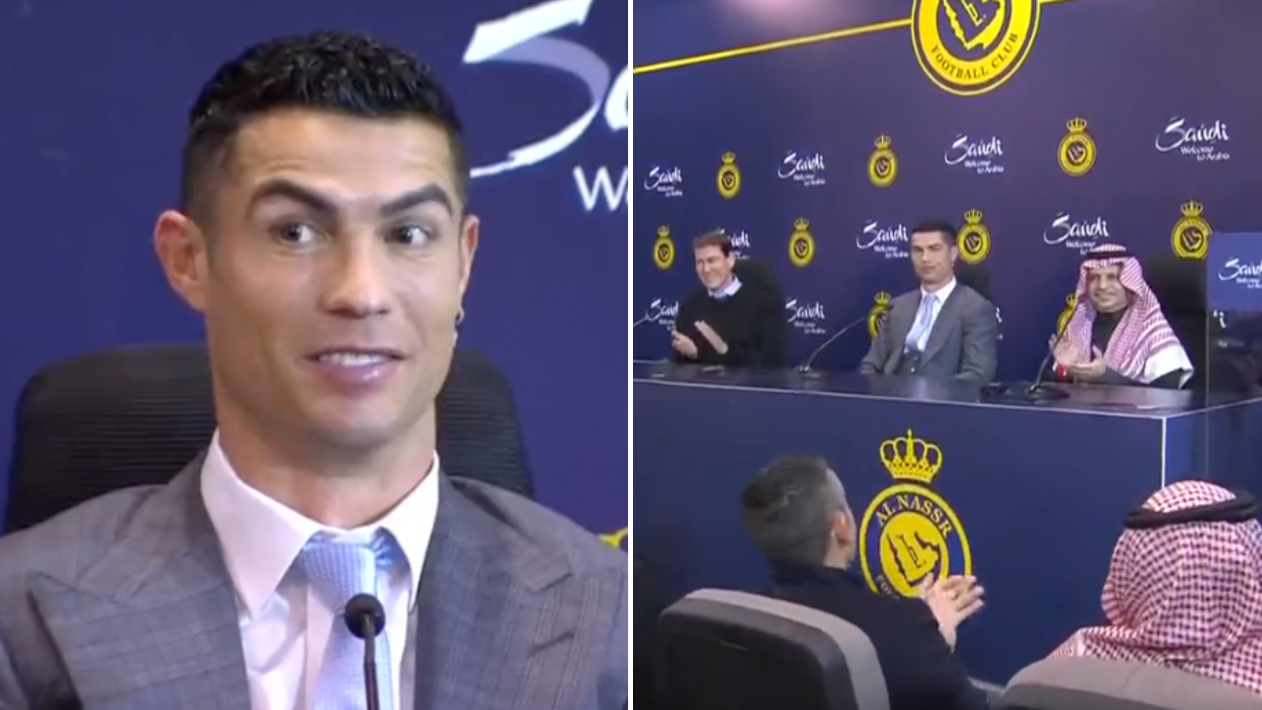 WATCH: Cristiano Ronaldo gets insane reception from Al-Nassr fans during  transfer unveiling