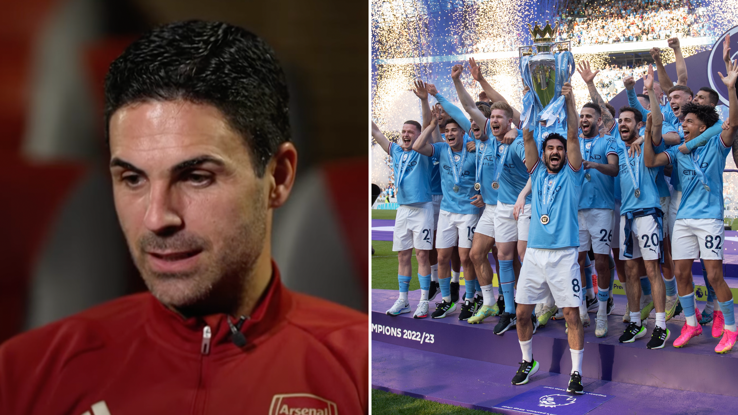 Arsenal were '10 times better' than last season, but Mikel Arteta