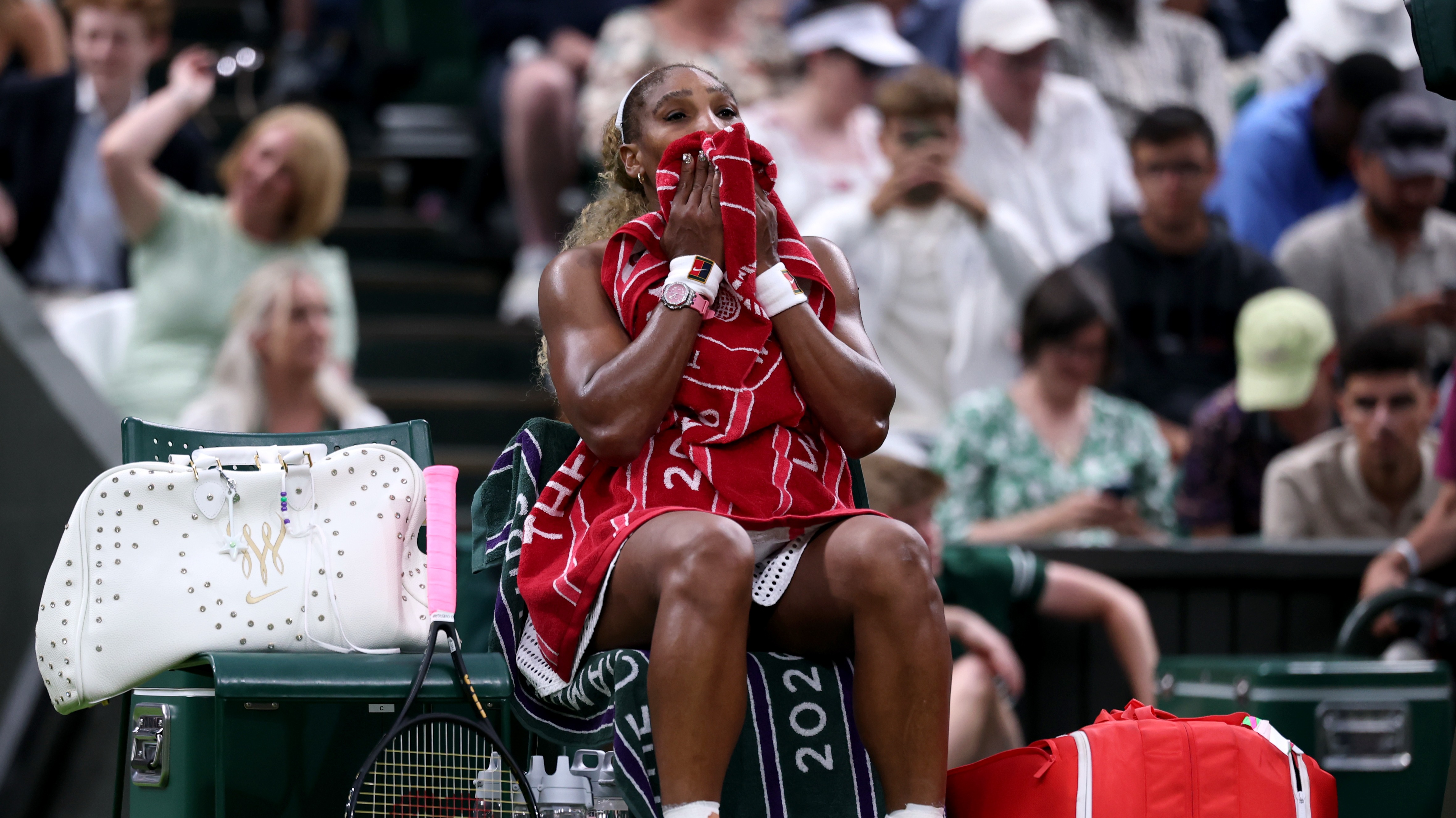 Serena Williams escapes $50k fine for act slammed by fans at Wimbledon