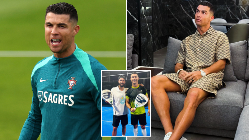 Cristiano Ronaldo Abbronzato