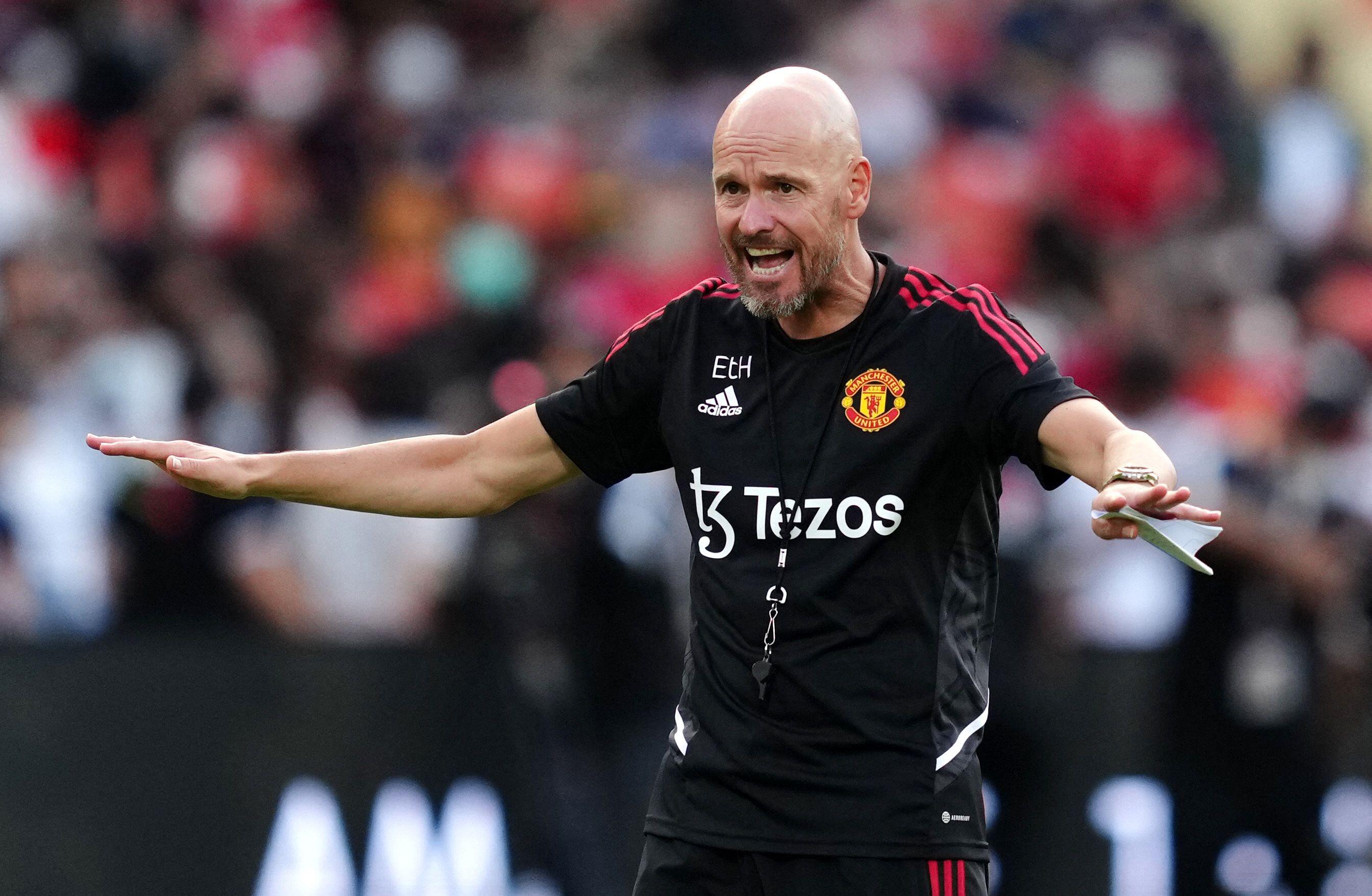 Manchester United manager Erik ten Hag told Noa Lang to 'shut up