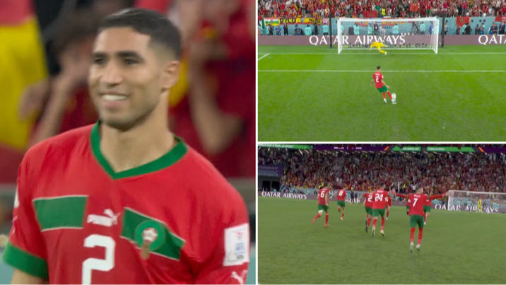 Gabon 2-2 Morocco: Achraf Hakimi scores stunning last-gasp free-kick to  finish top of Group C