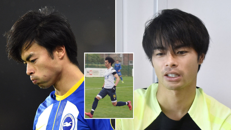 MLB Life on X: Brighton soccer player Kaoru Mitoma met up with