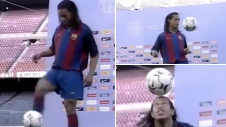 Ronaldinho's INCREDIBLE Camp Nou debut  The Happiest Man in the World 