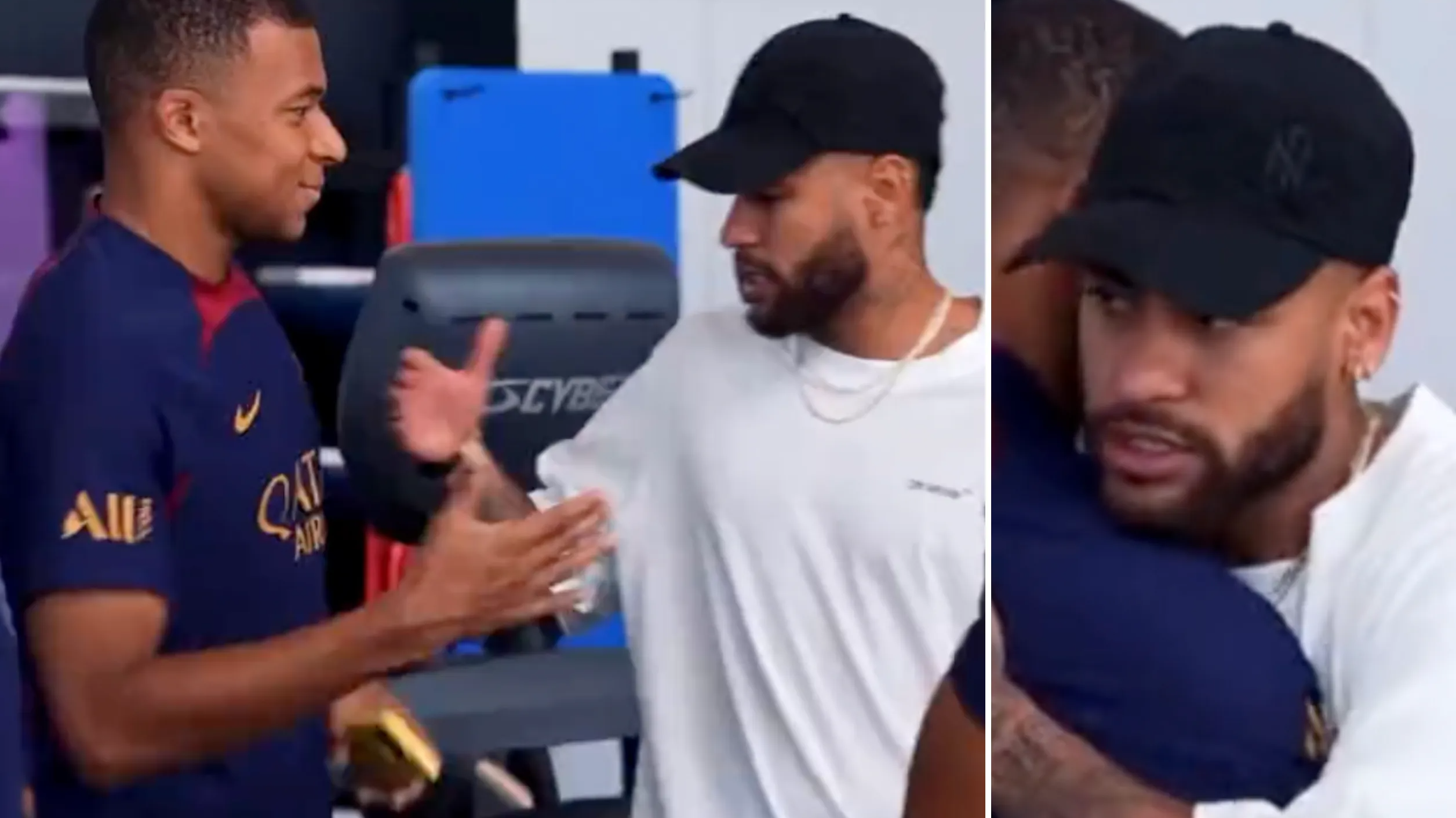 Neymar says goodbye to PSG star Kylian Mbappe in 'cold' exchange