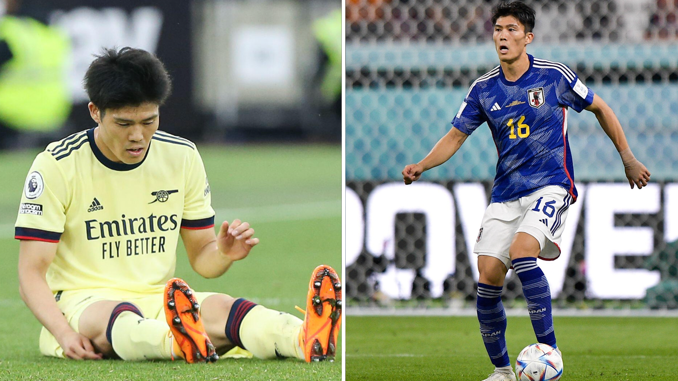 Takehiro Tomiyasu forced off injured in huge blow for Arsenal during clash  with Newcastle