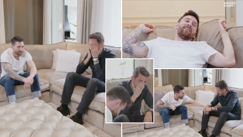 Argentina star Lionel Messi was taken aback by emotional journalist during interview - Vimarsana News