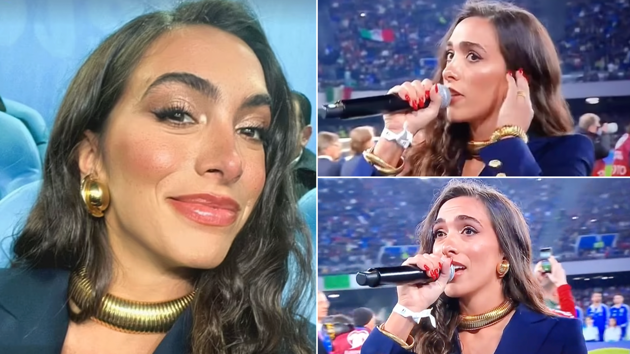 Stunning singer Ellynora sends cheeky message to England fans