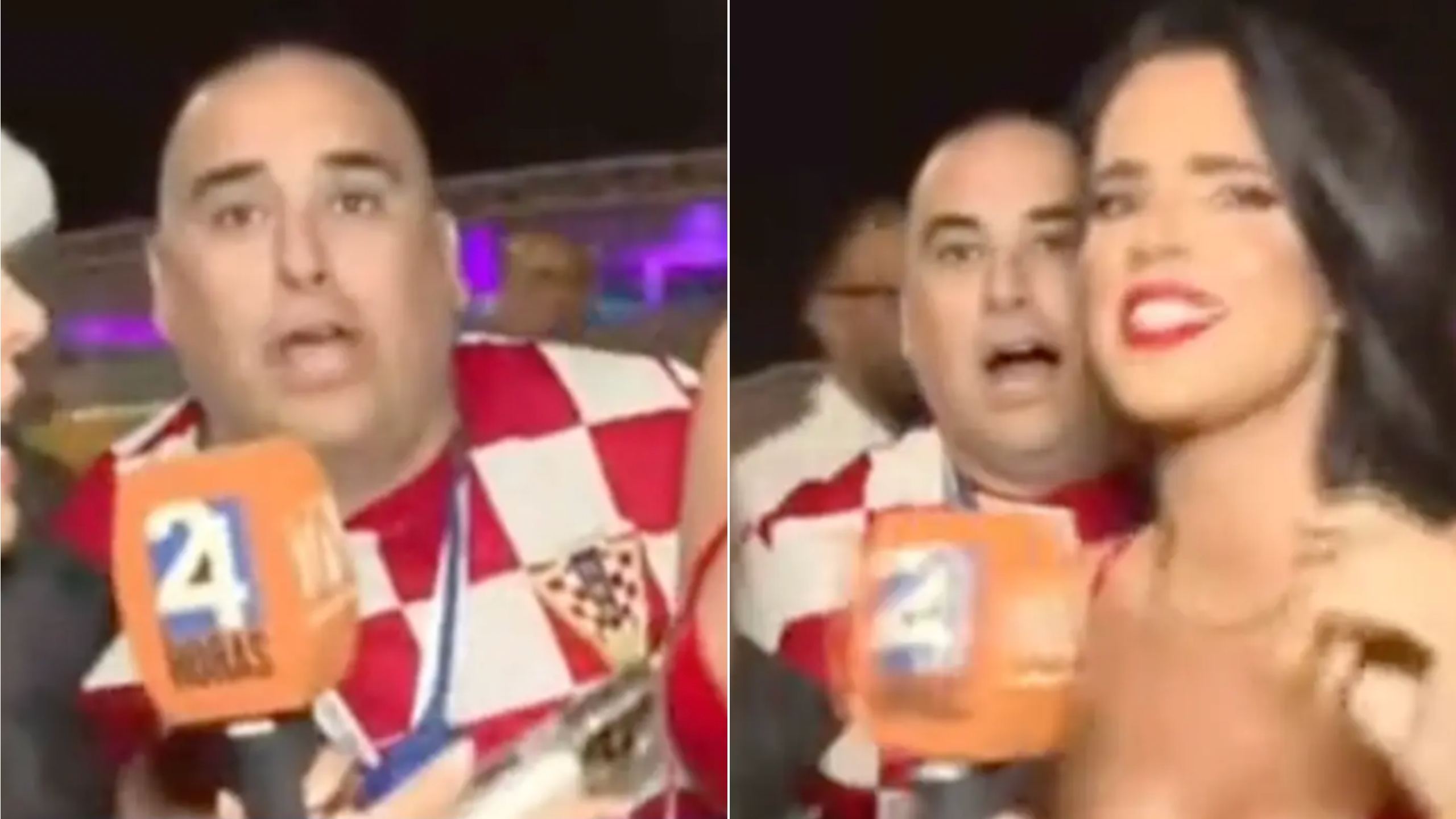 Ivana Knoll has spotlight stolen by fellow Croatia fan after World Cup win - Vimarsana News