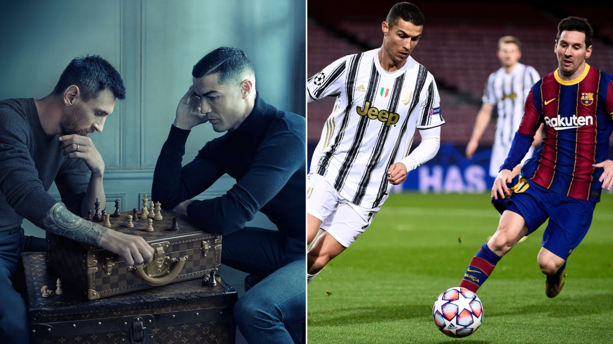 Cristiano Ronaldo And Lionel Messi Play Chess In Louis Vuitton Ad