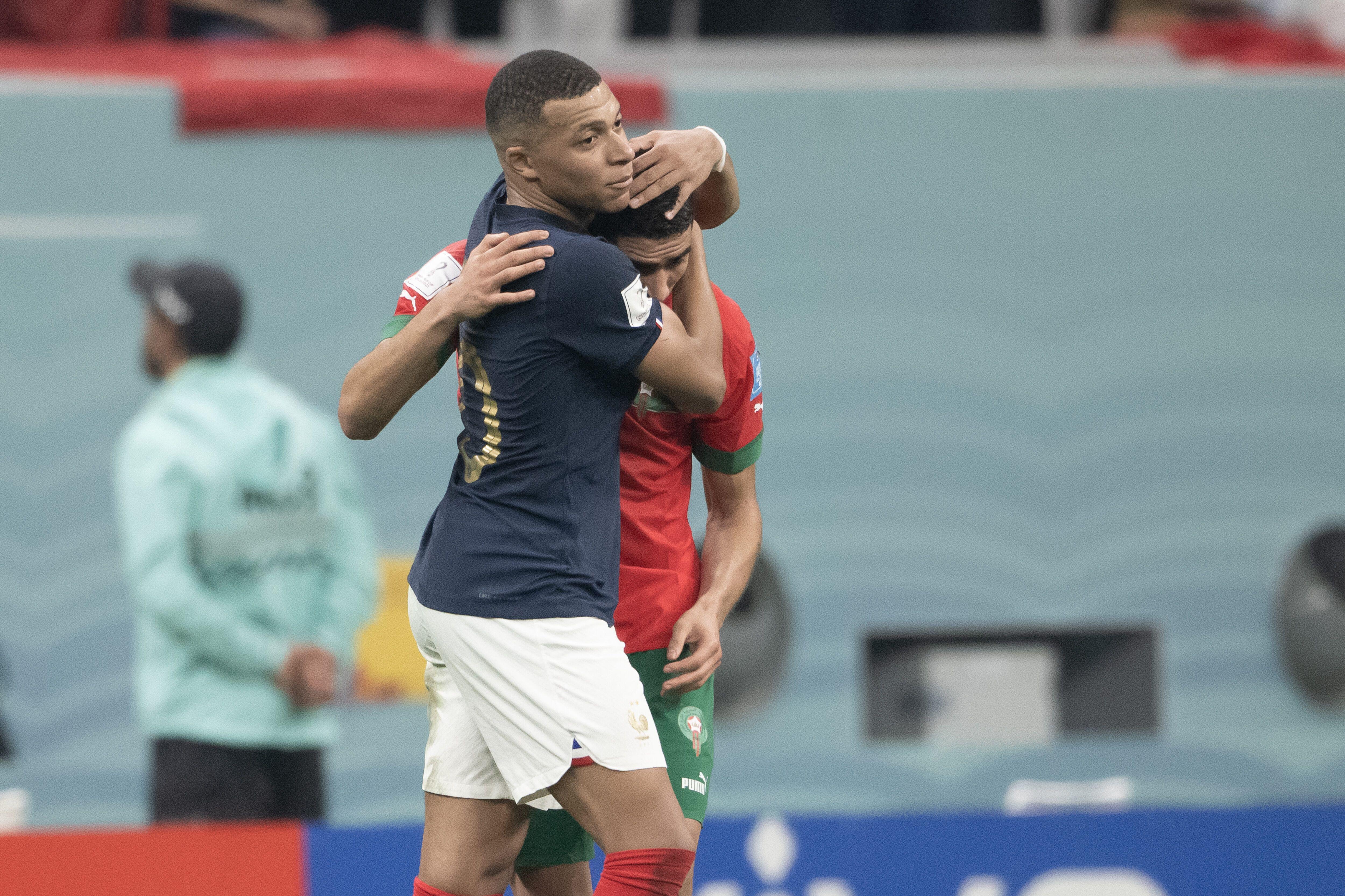 Mbappe puts on Hakimi's shirt, shares heartwarming post for PSG mate after  France's win