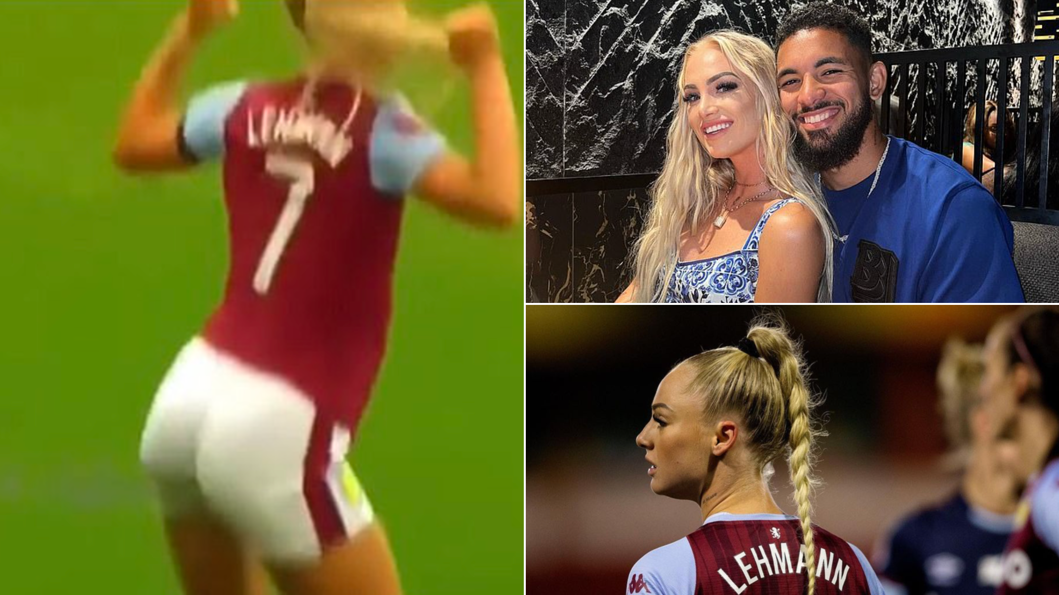 Alisha lehmann e douglas luiz