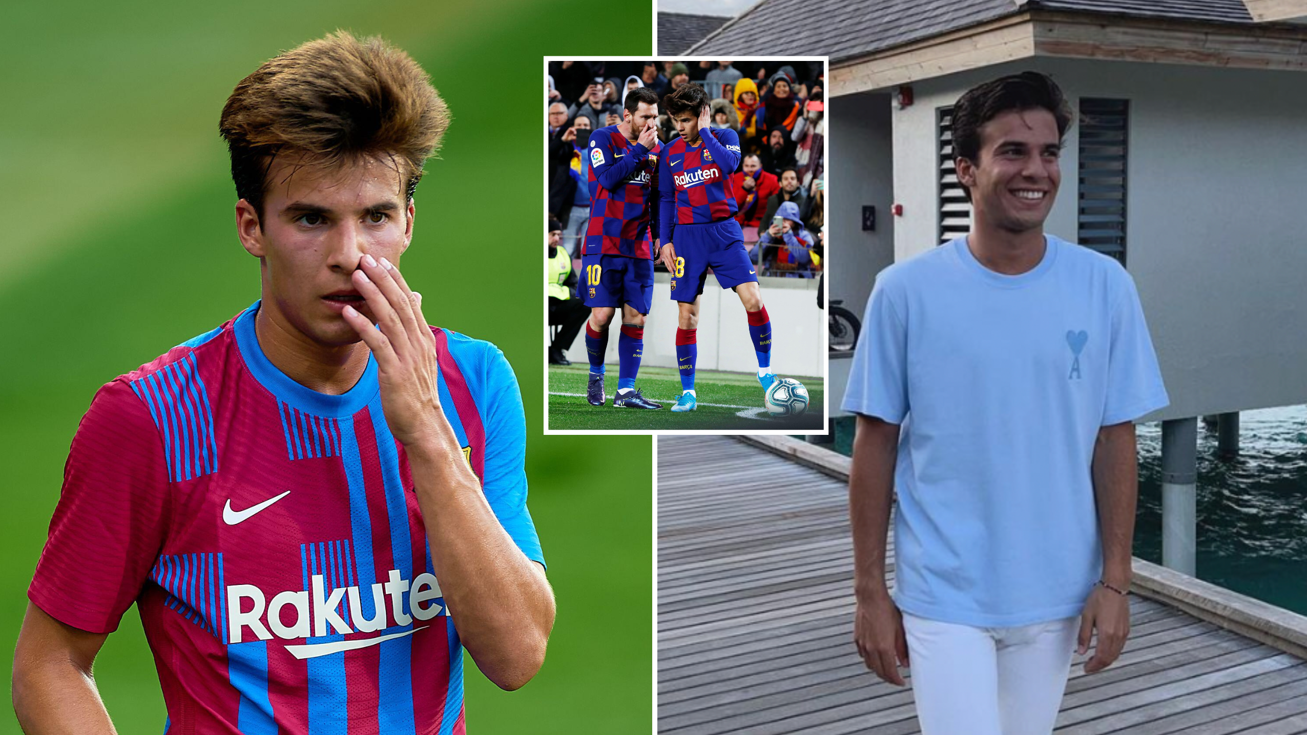 Riqui Puig Barcelona football jersey number | Sticker