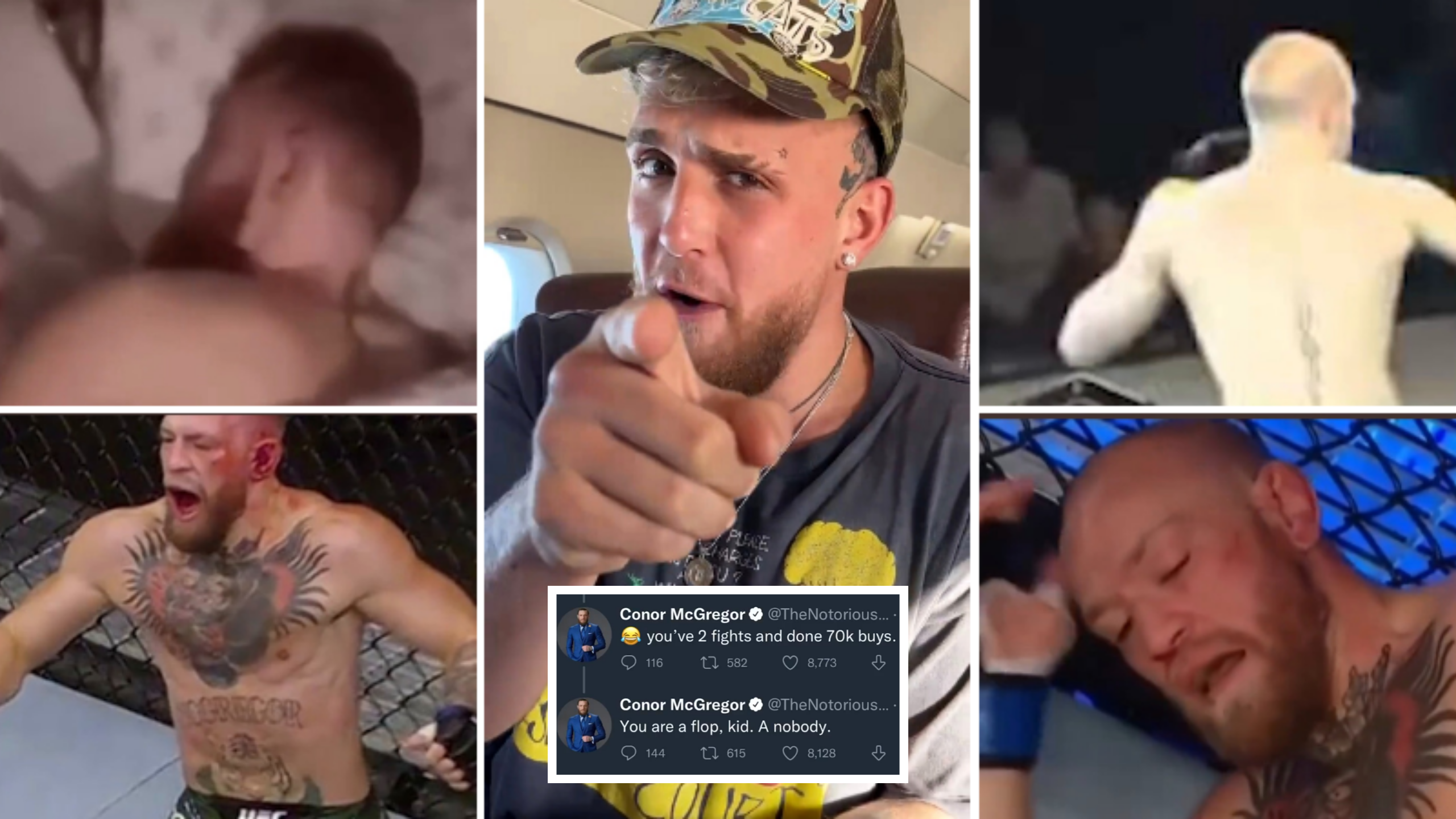 Conor McGregor Angrily Stamps On Hat 