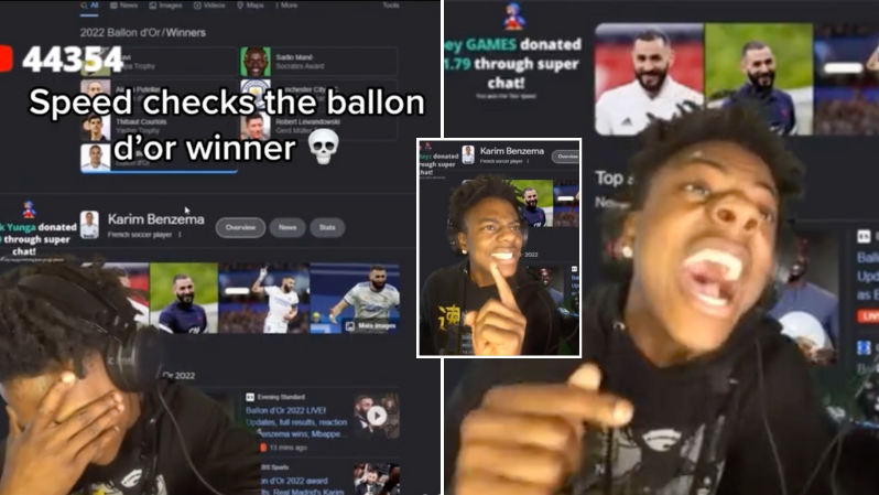 IShowSpeed's reacts to Karim Benzema winning the Ballon d'Or - Vimarsana News