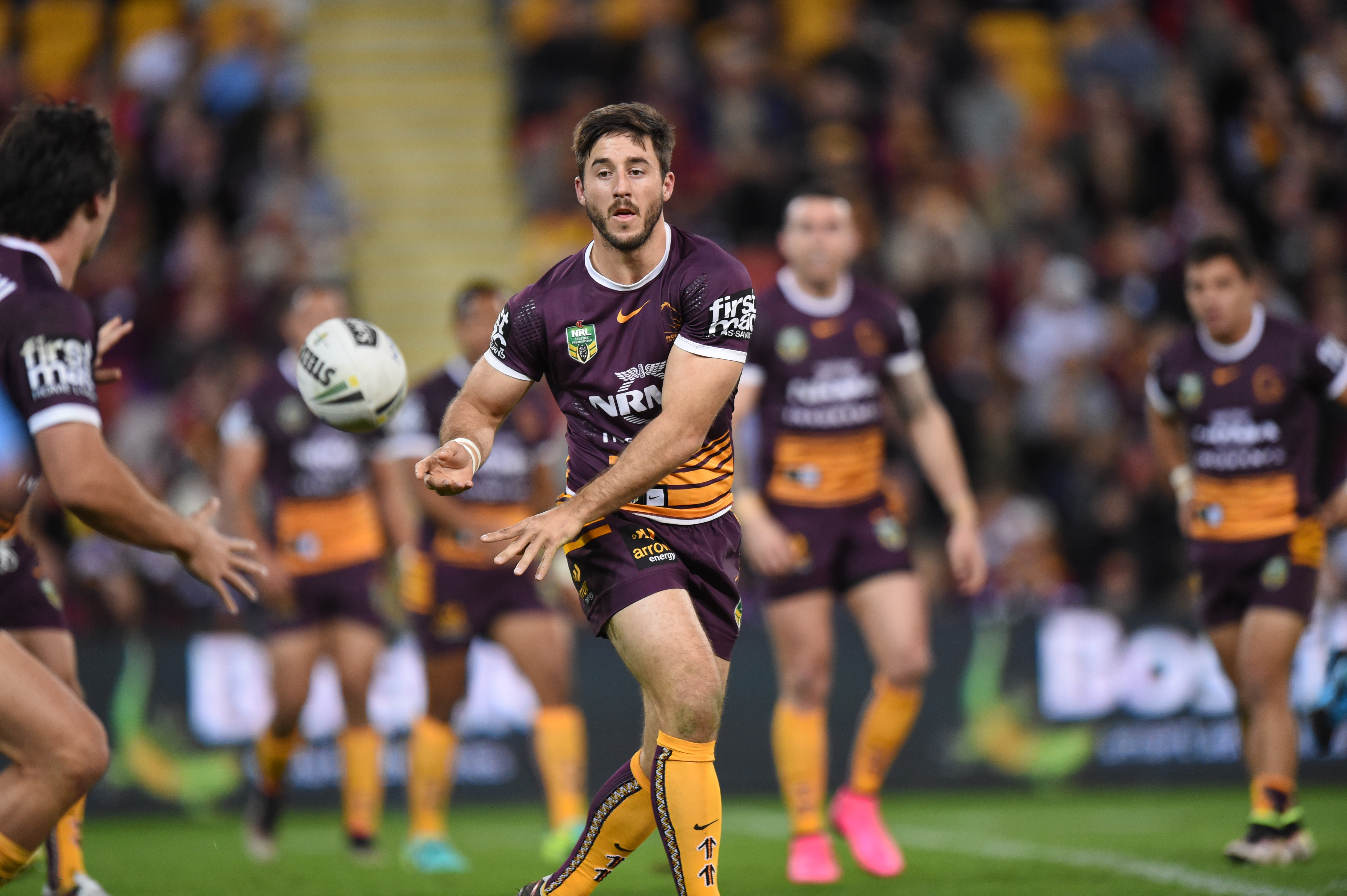 Brisbane Broncos 2019 NRL Maroon Training Shirt