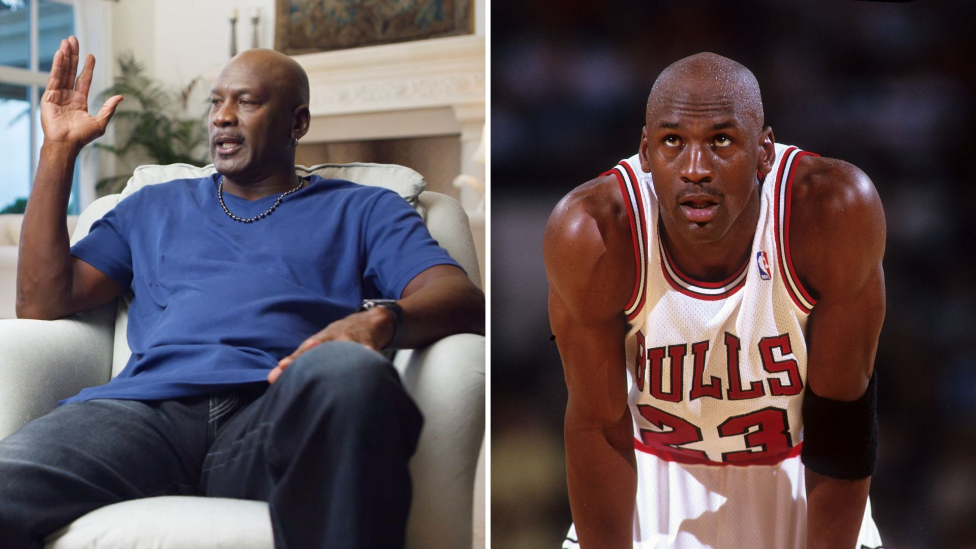 Michael Jordan broke down in tears and called for interview to be stopped  in heartbreaking moment