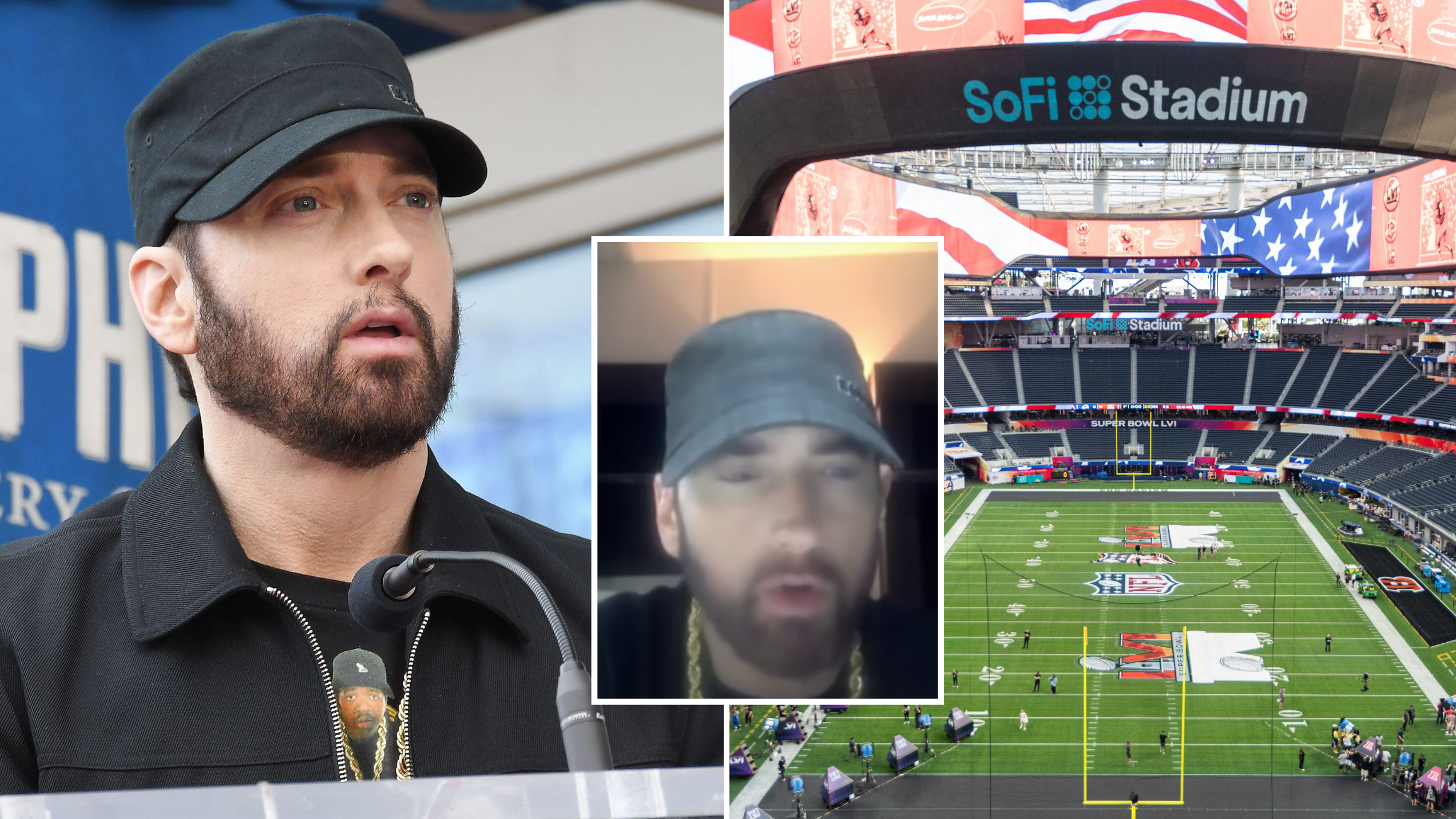 Eminem drops NSFW truth bomb on Bengals-Rams Super Bowl 56
