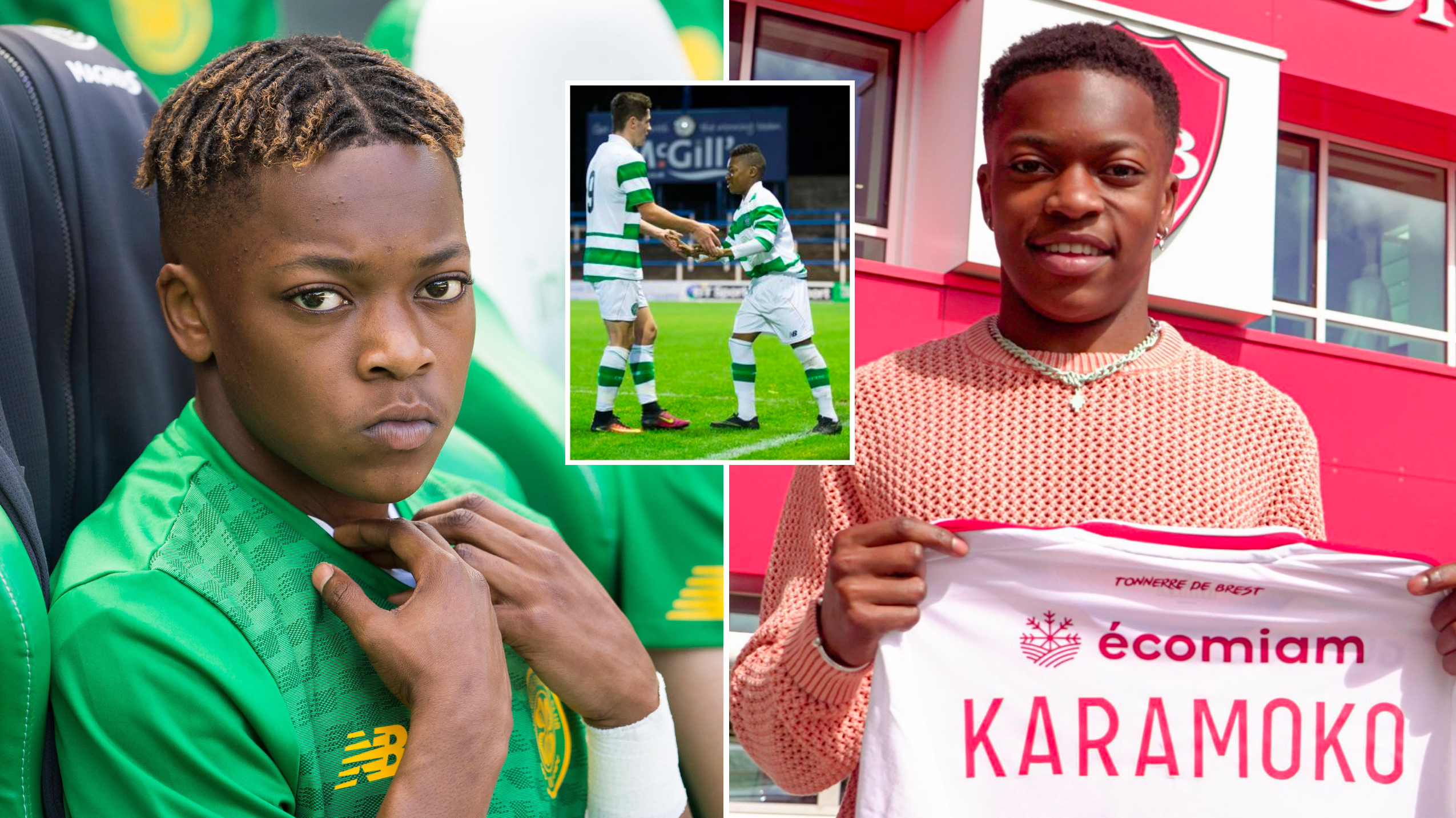 My brother' - Ex-Celtic wonderkid Karamoko Dembele reunites with