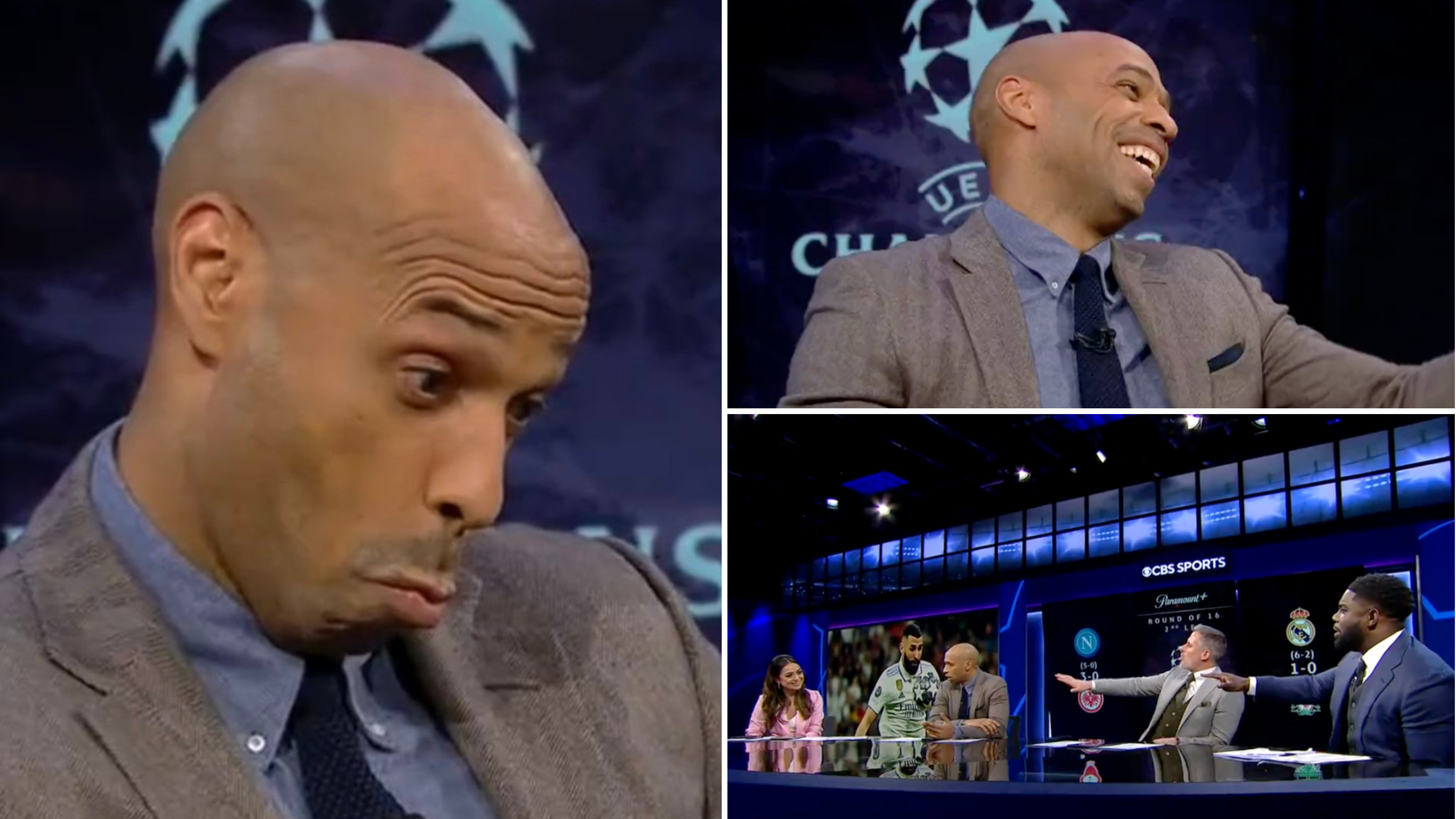 Thierry Henry Wears Tracksuit Bottoms With Suit Jacket Because He