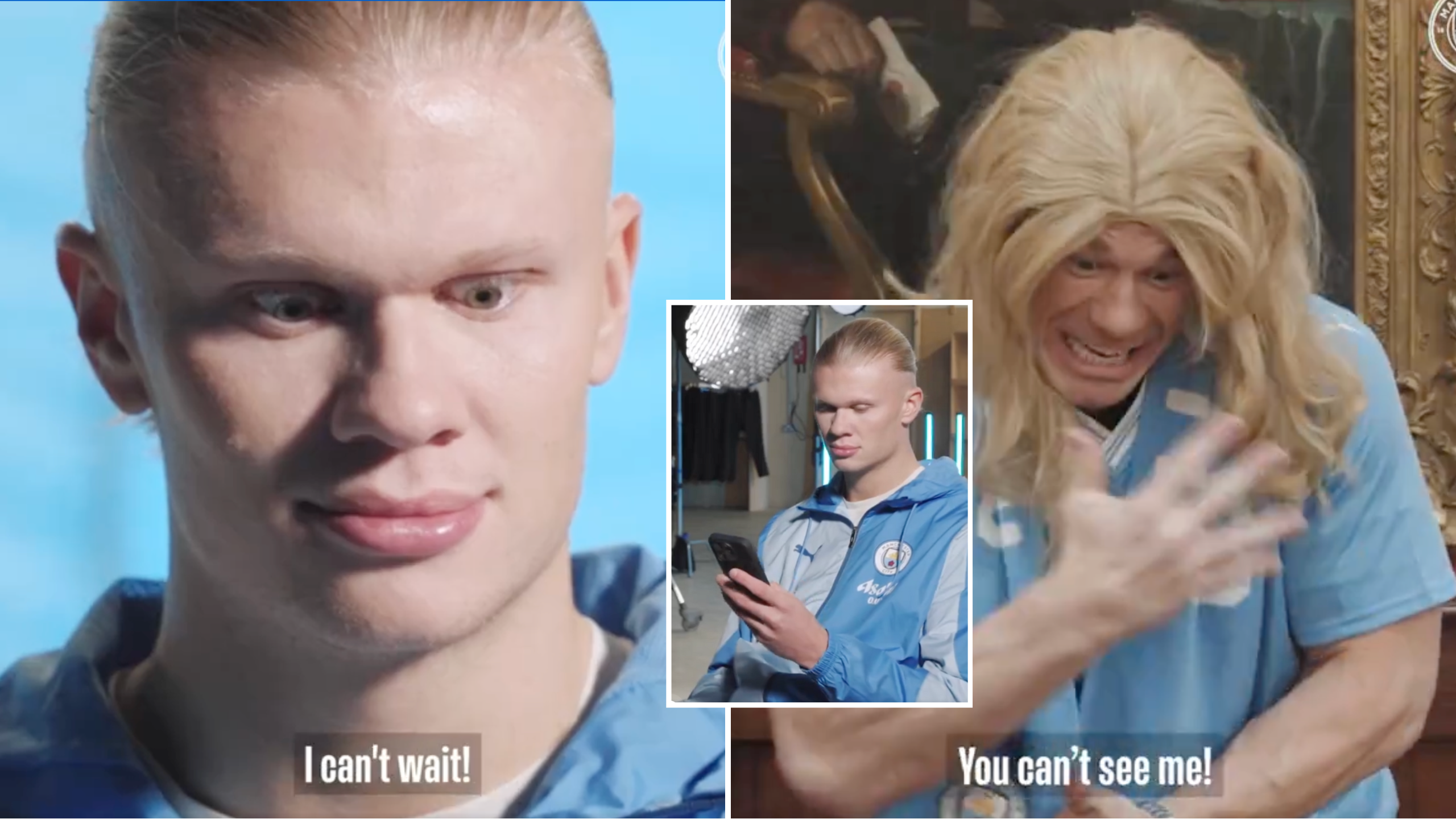 Man City announce US tour with bizarre Erling Haaland and John Cena video  that has divided fans