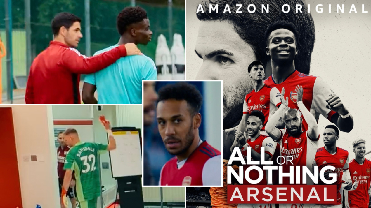 Arsenal FC  'All or Nothing: Arsenal' first look trailer out on