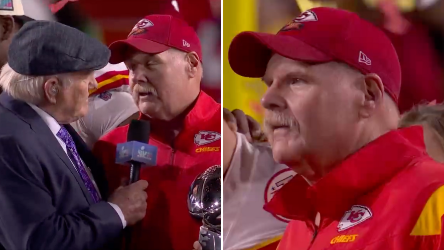 Andy Reid won't let Patrick Mahomes watch Rihanna during Super