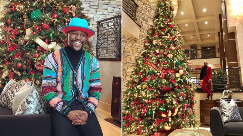 He Looks Like a Christmas Tree: Floyd Mayweather's New Outfit Has