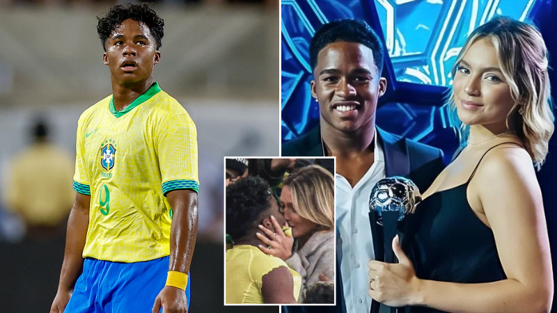 Endrick and his girlfriend Gabriely Miranda have signed a relationship 'contract' with several bizarre clauses - Football News - SPORTbible