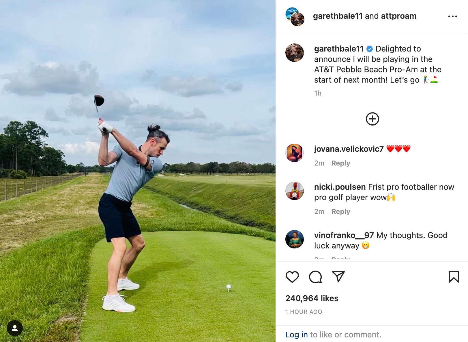 Fore! Gareth Bale set to make PGA Tour debut after LAFC retirement