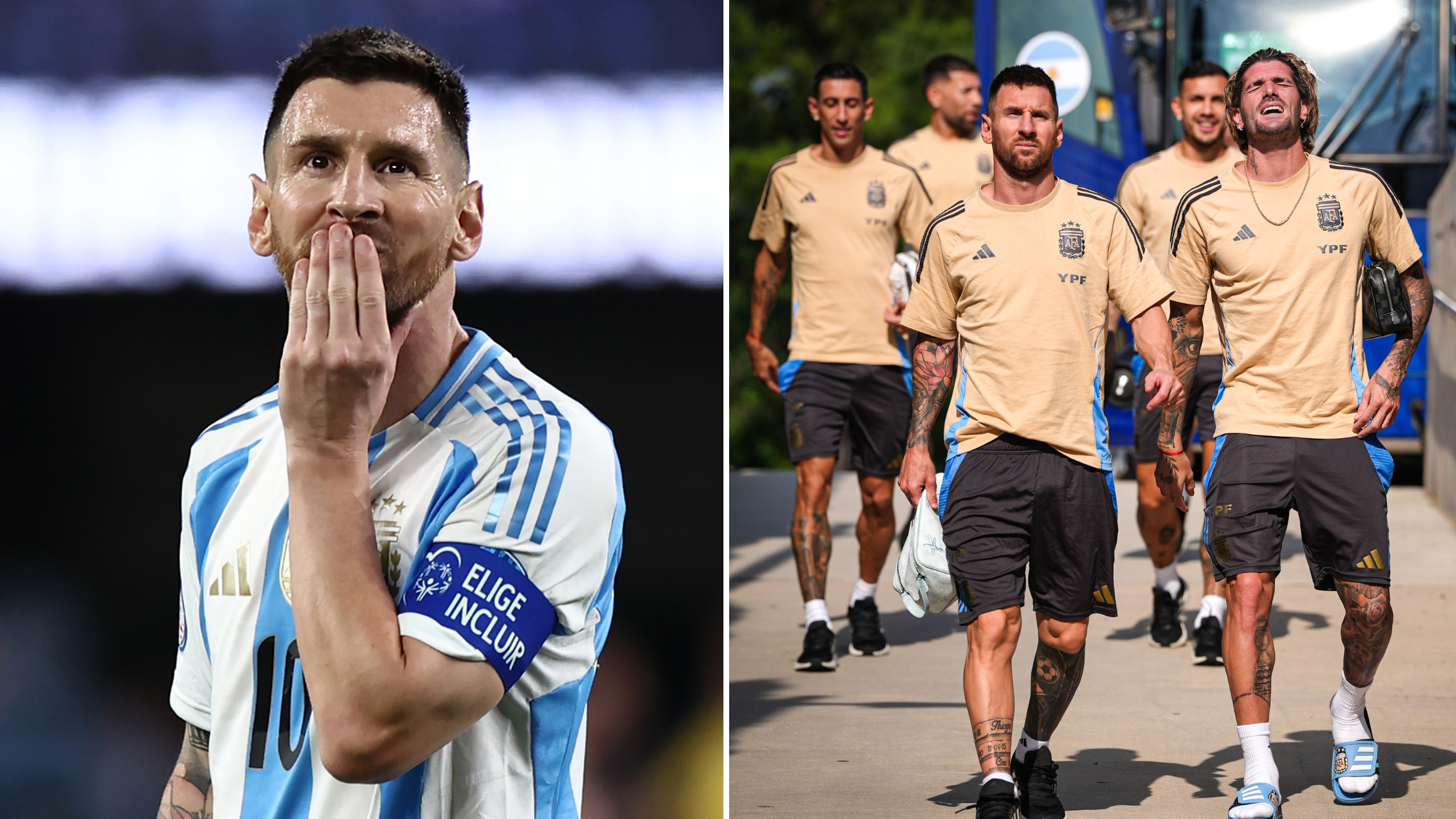 Sergio Aguero names the three players who will replace Lionel Messi as  Argentina's 'leaders' when he's gone