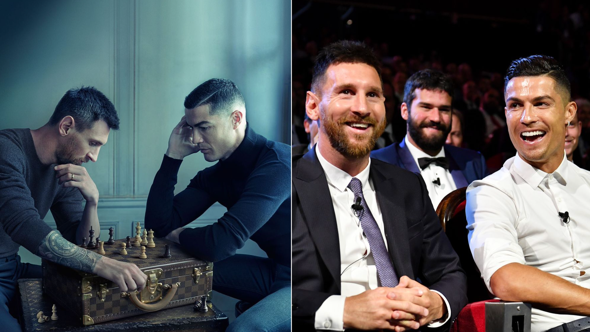 cristiano and messi louis vuitton