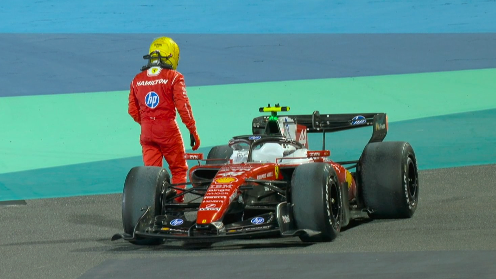 Lewis Hamilton Forced to Abandon Car Mid-Lap in F1 Testing After New Ferrari 'Plan'