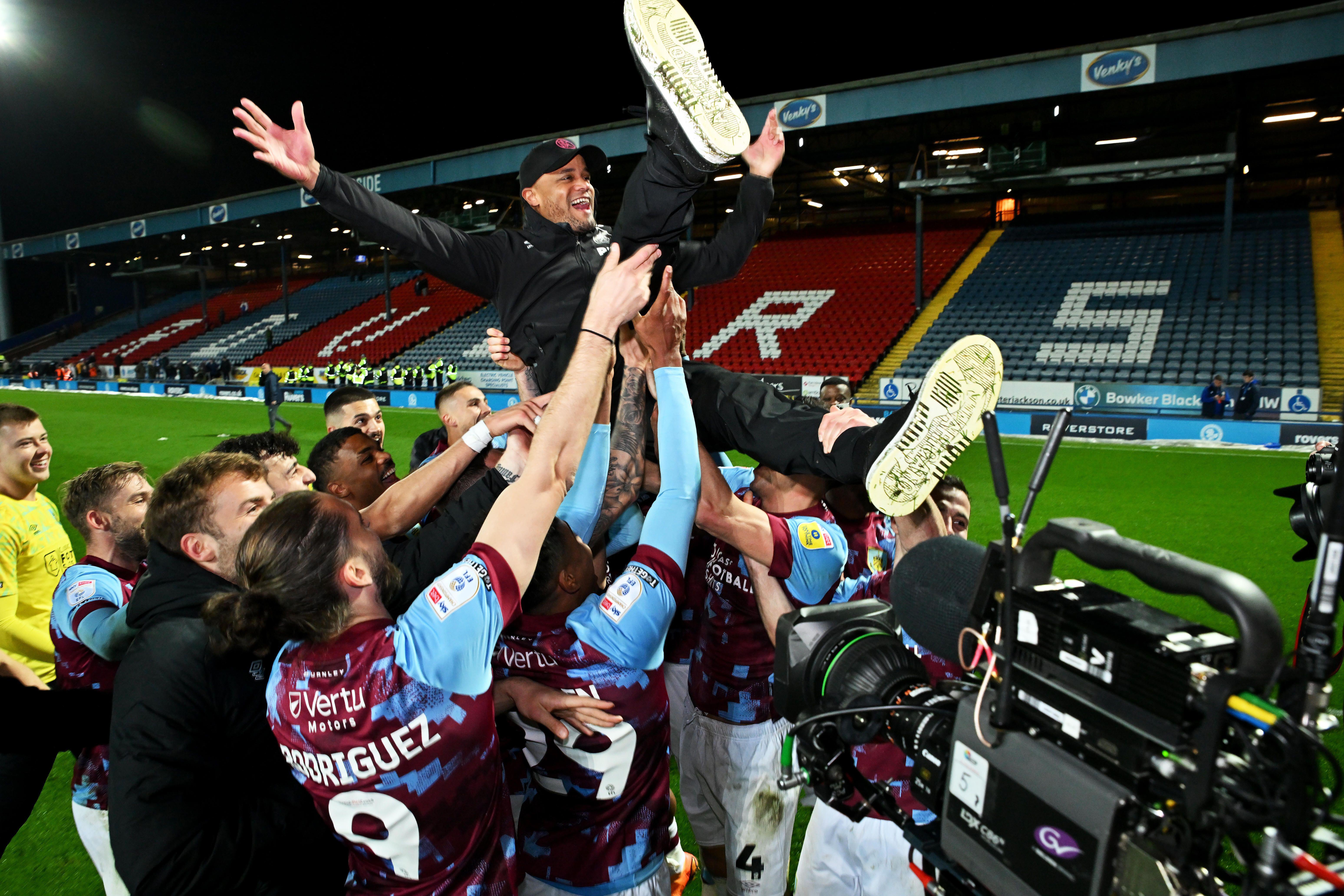 Burnley win Championship title by beating rivals Blackburn