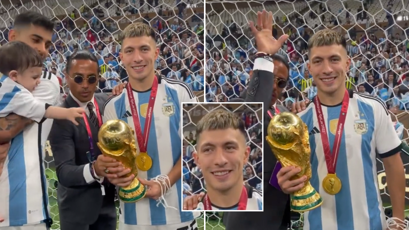 Lisandro Martinez arrives back at Man Utd with World Cup medal allowing  club to end Luke Shaw centre-back experiment