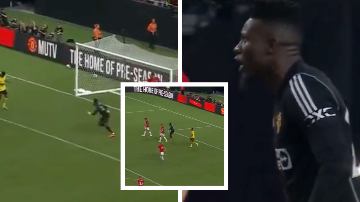 Man Utd 3-1 RC Lens: Andre Onana beaten by halfway line stunner but hosts  roar back for victory, Football News