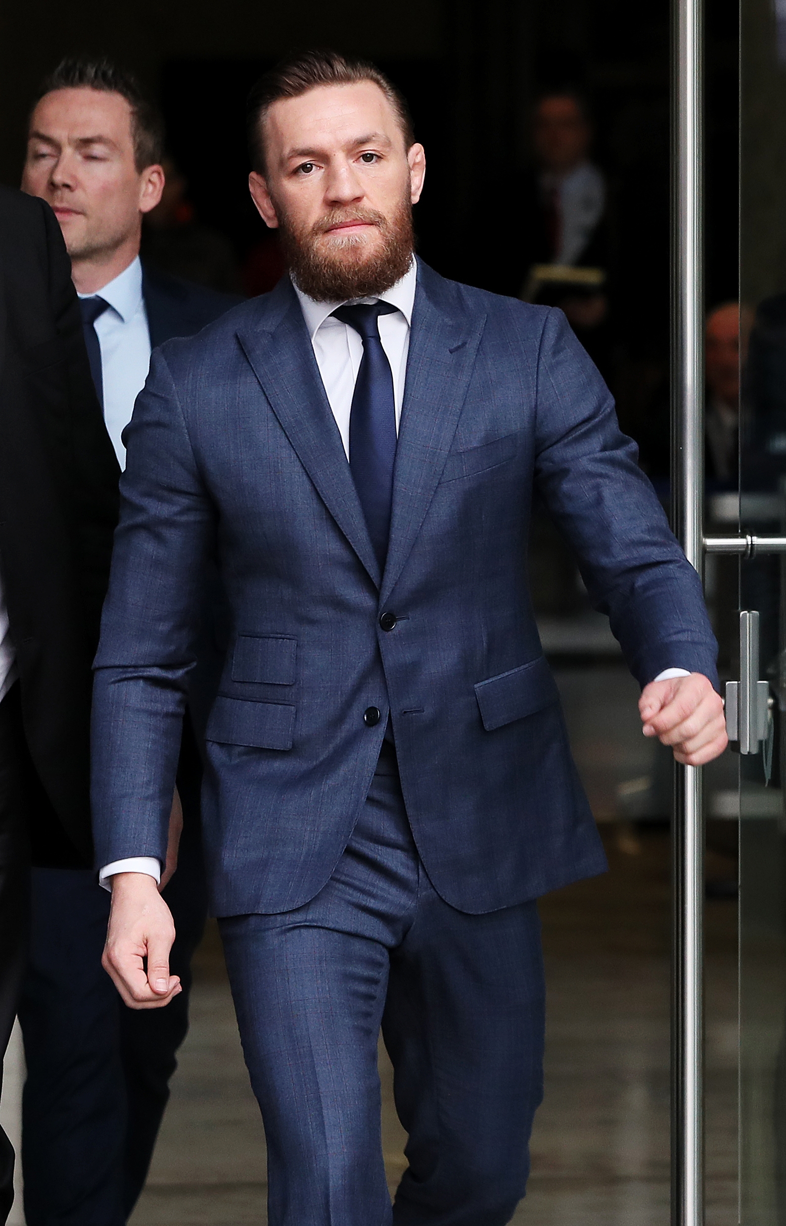 Conor mcgregor best sale navy suit