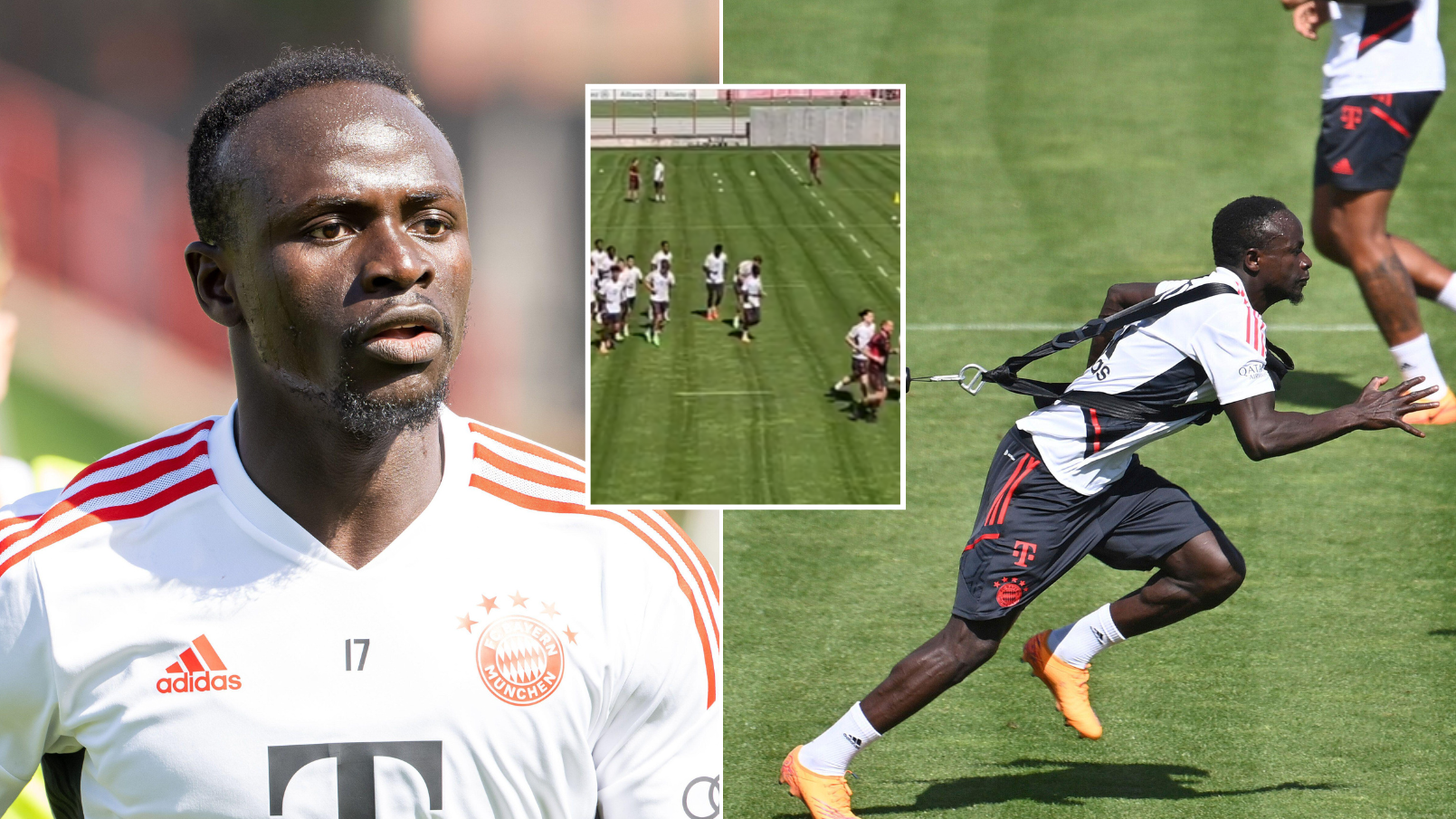 Sadio Mane: Bayern star shows off incredible physique in pre