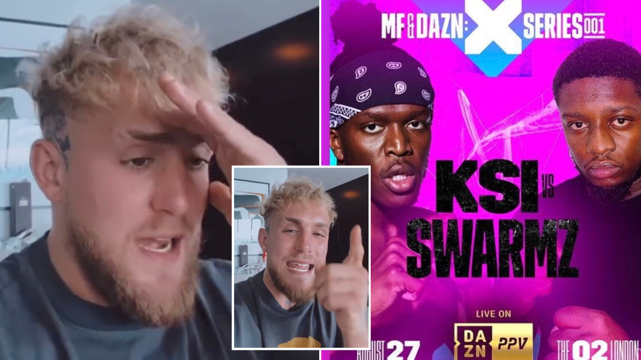 Jake Paul rips into KSI for taking easy fight against Swarmz rather than accepting his challenge