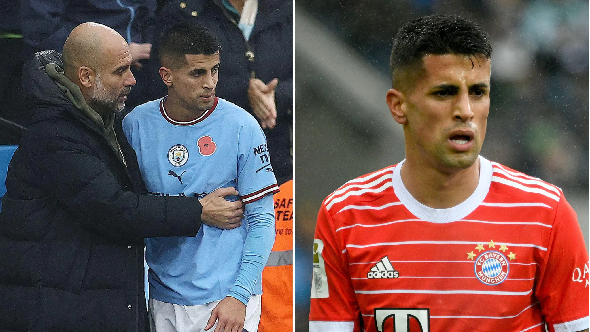 Footage of bizarre Joao Cancelo interview after winning goal for