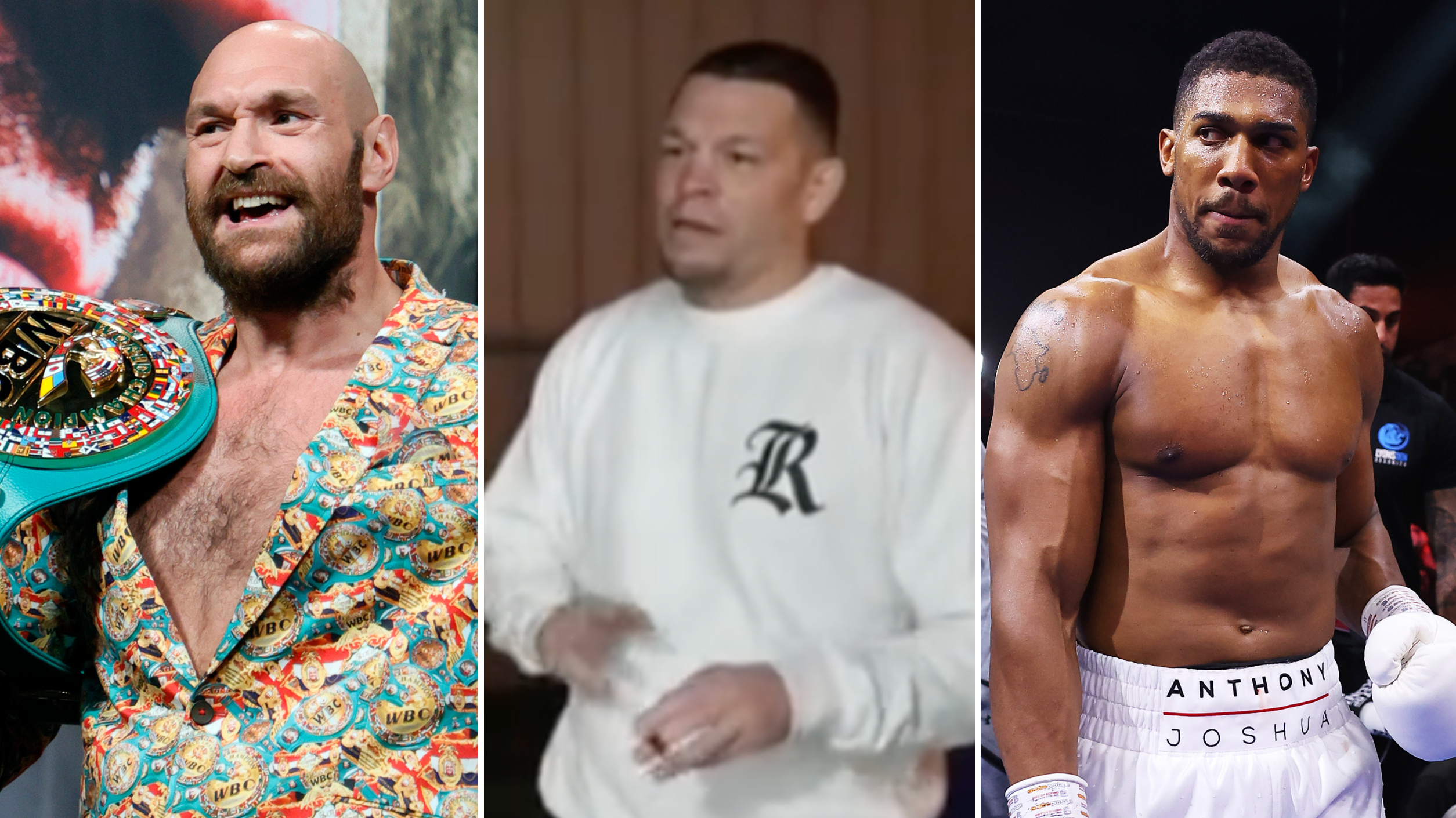 UFC legend Nate Diaz makes crazy 'real fight' claim about Tyson Fury and Anthony  Joshua