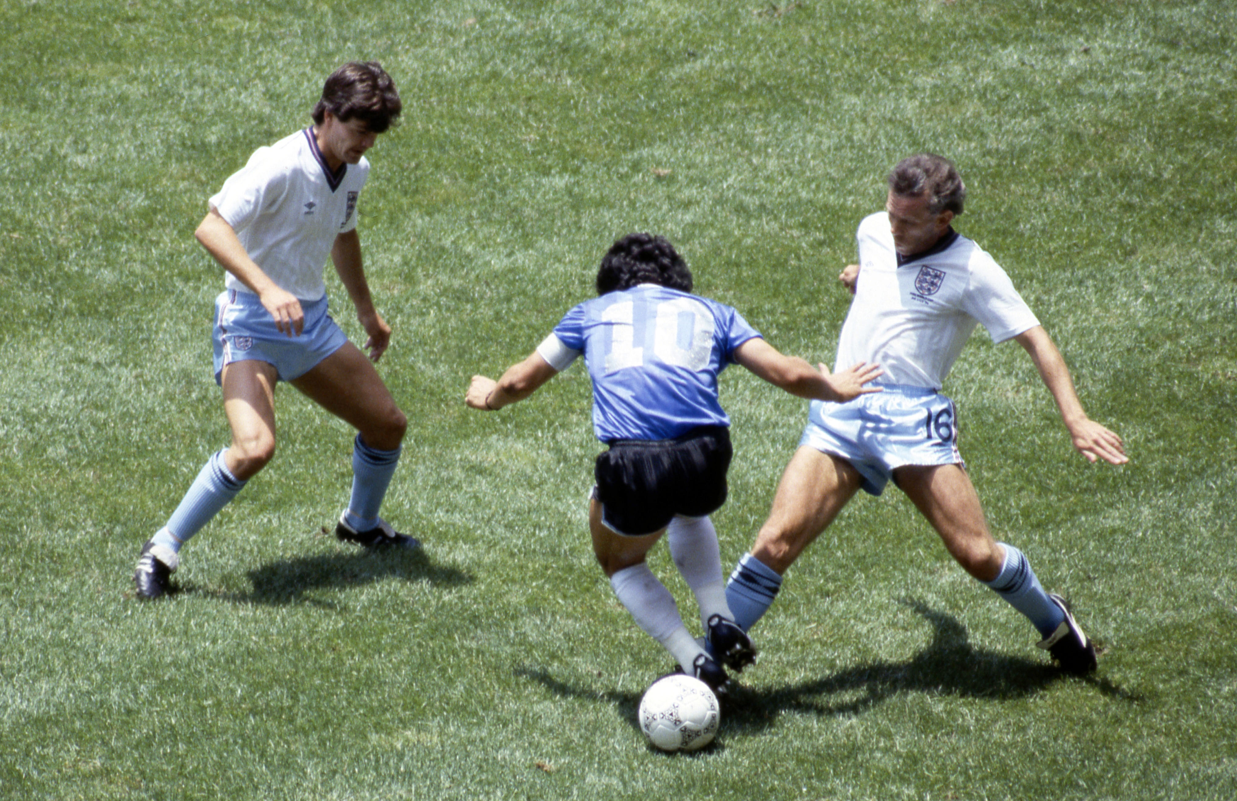 Diego Maradona's iconic 'Hand of God' shirt he wore against England sells  for staggering £7m at auction